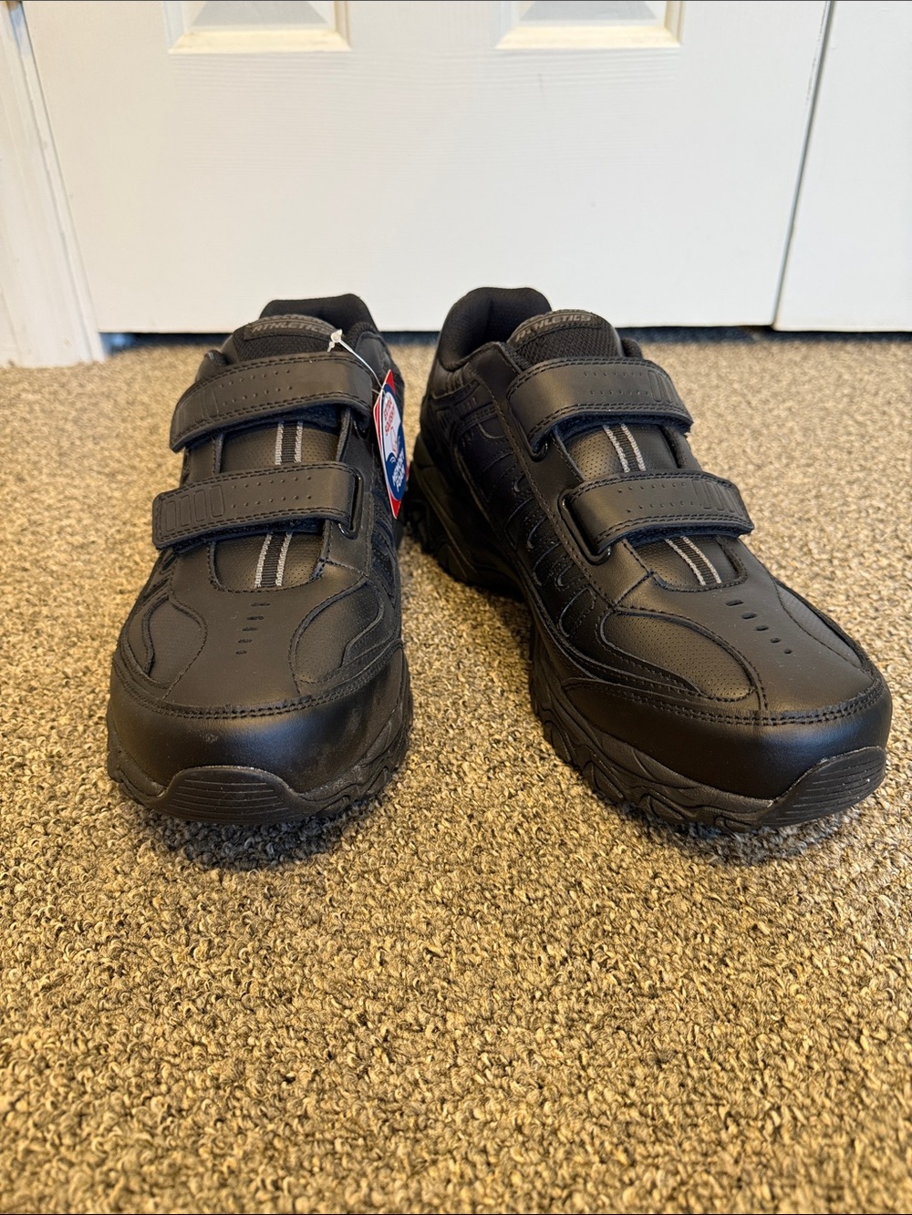 Skechers Sport Memory Foam Extra Wide Velcro Shoes